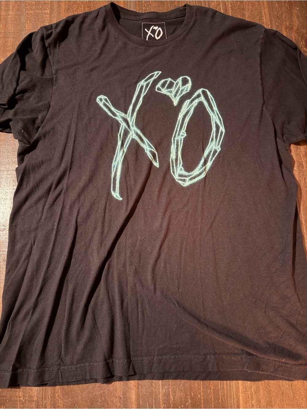 The Weeknd XO Black StarBoy World Tour Mint Logo - XL